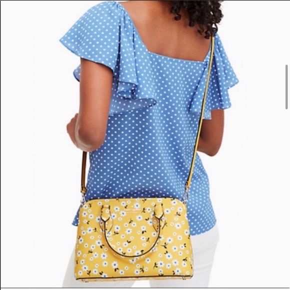 Kate Spade Small Darcy Fleurette Floral Sa… - Picture 5 of 9